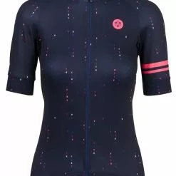 AGU Trend Drop Kortærmet Jersey Til Kvinder Blå/pink
