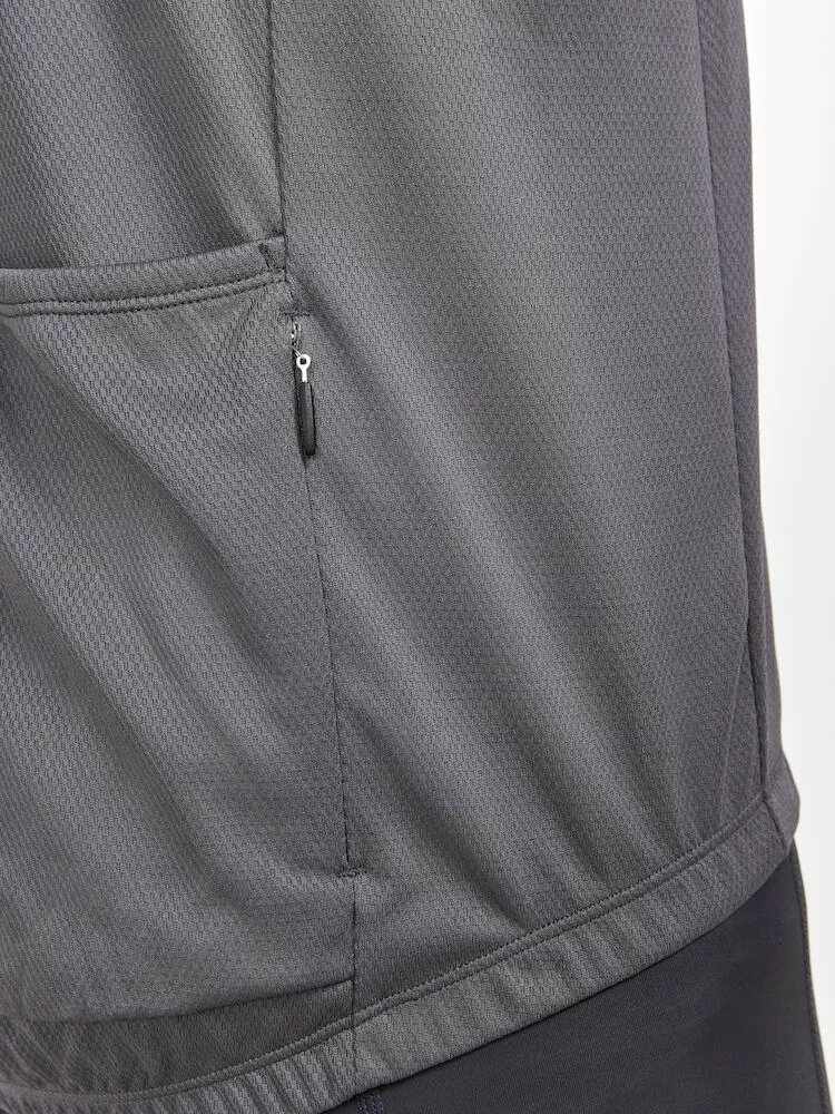 Craft Core Endur Logo Cykeltrøje Grå/Turkis 6 Craft Core Endur Logo Cykeltrøje Grå/Turkis - Billede 4