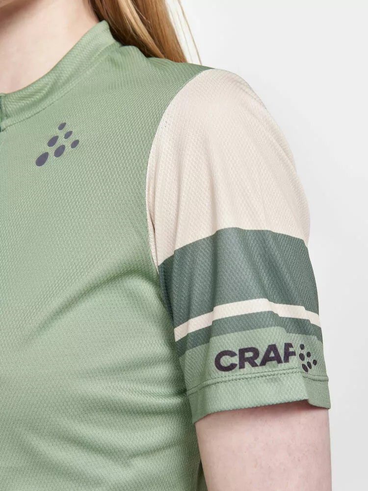 Craft Core Endur Logo Cykeltrøje Til Kvinder Grøn - Billede 4