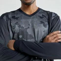 Craft Hale XT Jersey Langærmet Army Sort -Endura Salg Craft Hale XT Jersey Langaermet Army 1585825901 05