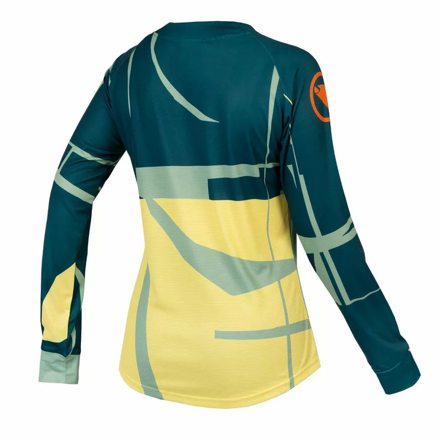 Endura MT500 Print Tee Cykeltrøje Deep Teal 4 Endura MT500 Print Tee Cykeltrøje Deep Teal - Billede 2