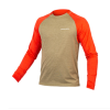 Endura SingleTrack Jersey Orange/Sand -Endura Salg Endura SingleTrack Jersey OrangeSan 1647340038