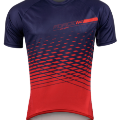 Force Angle MTB Kortærmet Cykeltrøje Mørkeblå/Rød