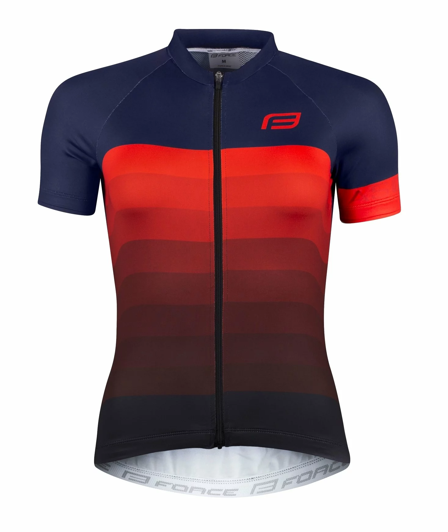 Force Ascent Dame Jersey Blå/Rød 3 Force Ascent Dame Jersey Blå/Rød