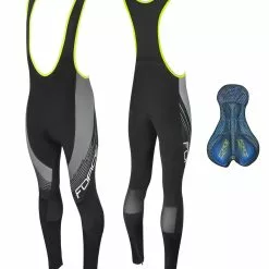 Force F58 Lang Bibtight Sort/Grå