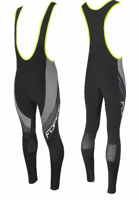 Force F58 Lang Bibtight Sort/grå Uden Indlæg 3 Force F58 Lang Bibtight Sort/grå Uden Indlæg
