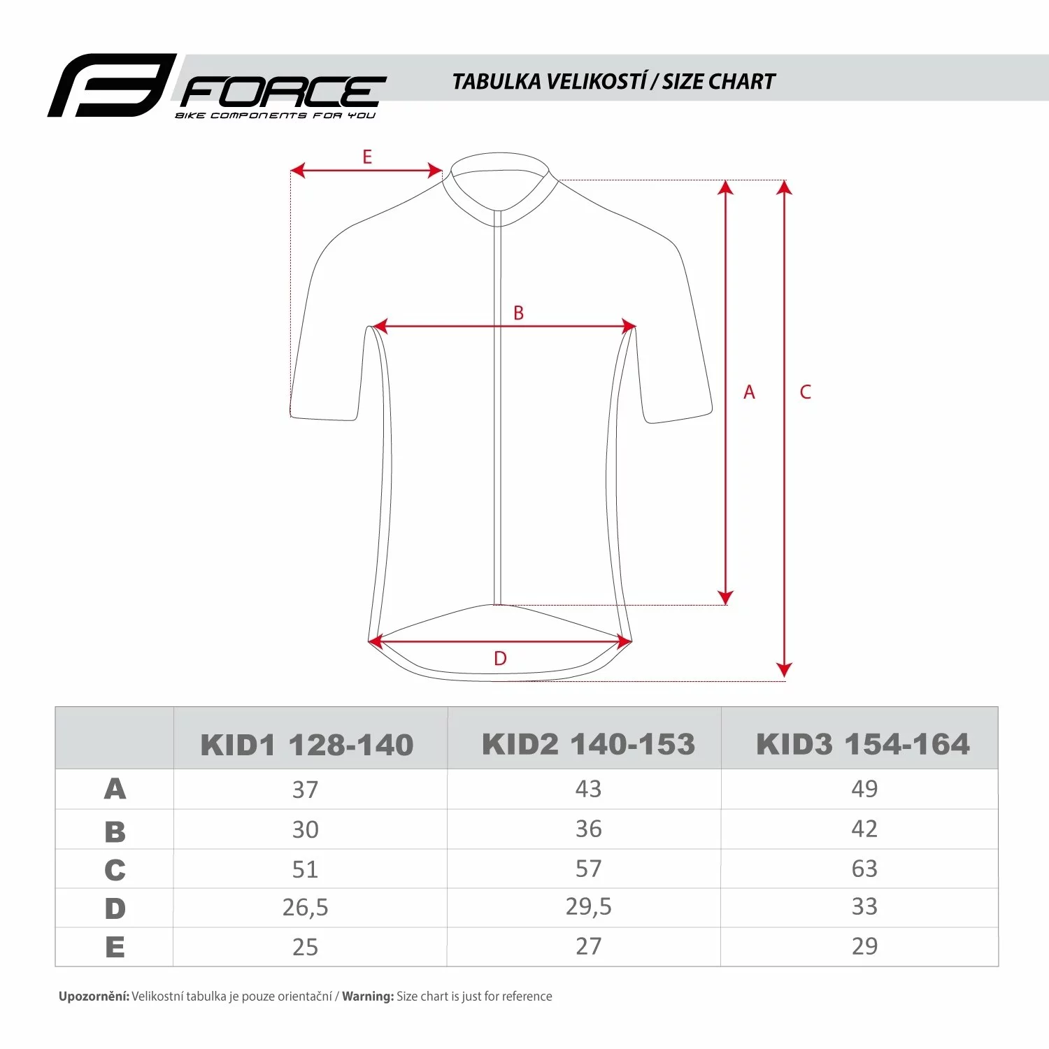 Force Kid Star Jersey Fluo/sort - Billede 3