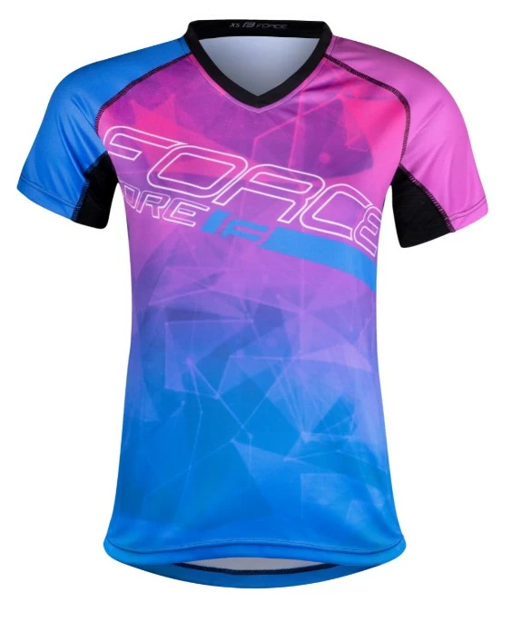 Force MTB Core Trøje Til Kvinder Blå / Pink