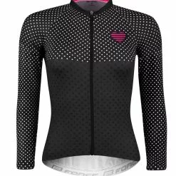 Force Points Langærmet Jersey Til Kvinder Sort / Pink