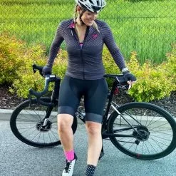 Force Points Langærmet Jersey Til Kvinder Sort / Pink -Endura Salg Force Points Langaermet Jersey til Kv 1599136718 02