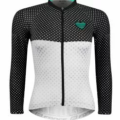 Force Points Langærmet Jersey Til Kvinder Sort/Hvid/Turkis