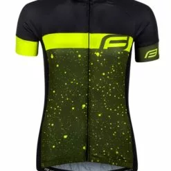 Force Spray Cykeltrøje Til Kvinder Sort / Fluo