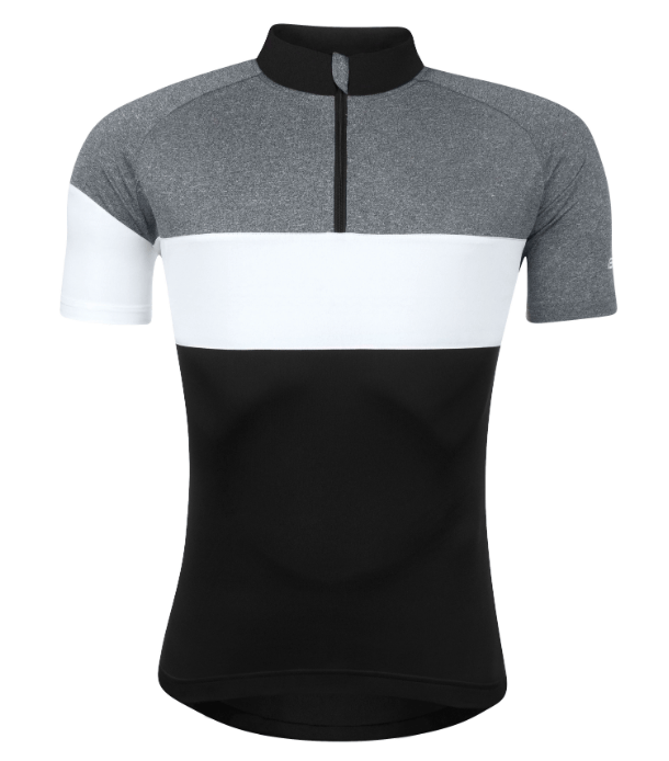 Force View Cykeltrøje Sort / Grå / Hvid