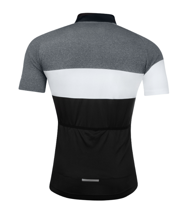 Force View Cykeltrøje Sort / Grå / Hvid - Billede 2