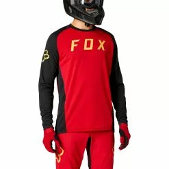 Fox Defend Langærmet MTB Jersey Rød