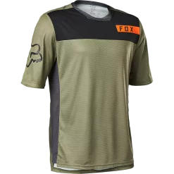 Fox Defend Moth Kortærmet MTB Jersey Grøn
