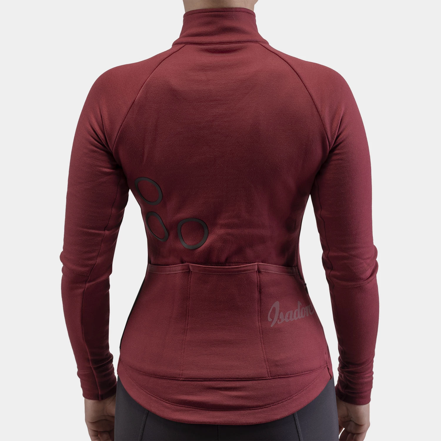 Isadore Women´s TherMerino Jersey Cabernet 4 Isadore Women´s TherMerino Jersey Cabernet - Billede 2
