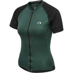 Newline Core Kortærmet Dame Cykeltrøje Sort / Moss Grøn