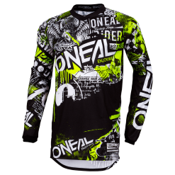 Oneal O'Neal Element Attack MTB Trøje Sort / Neon Gul