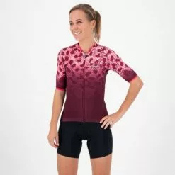 Rogelli Animal Jersey Til Kvinder - Bordeaux/Pink -Endura Salg Rogelli Animal Jersey til Kvinder 1614855765 02