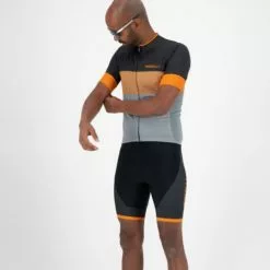 Rogelli Boost Jersey Grå/Sort/Orange -Endura Salg Rogelli Boost GraaSortOrange 1610363010 03