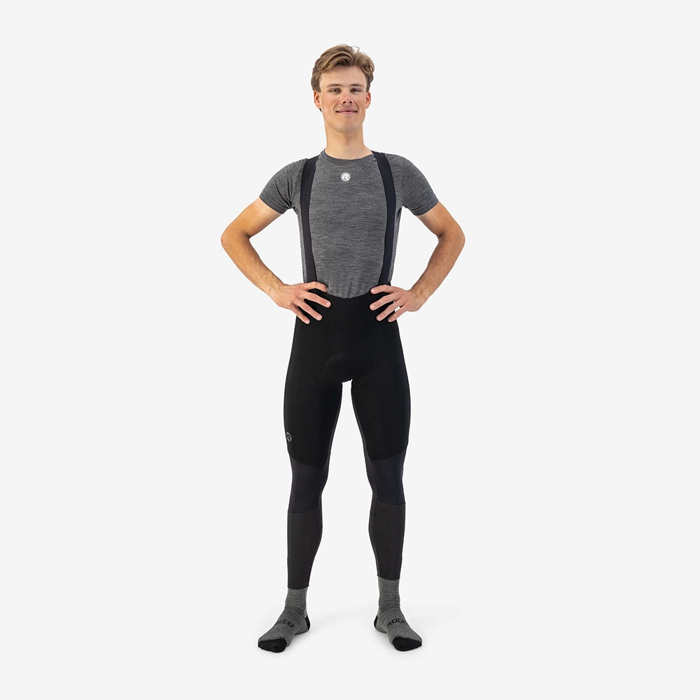 Rogelli Collant Distance Bibtights Sort 5 Rogelli Collant Distance Bibtights Sort - Billede 3