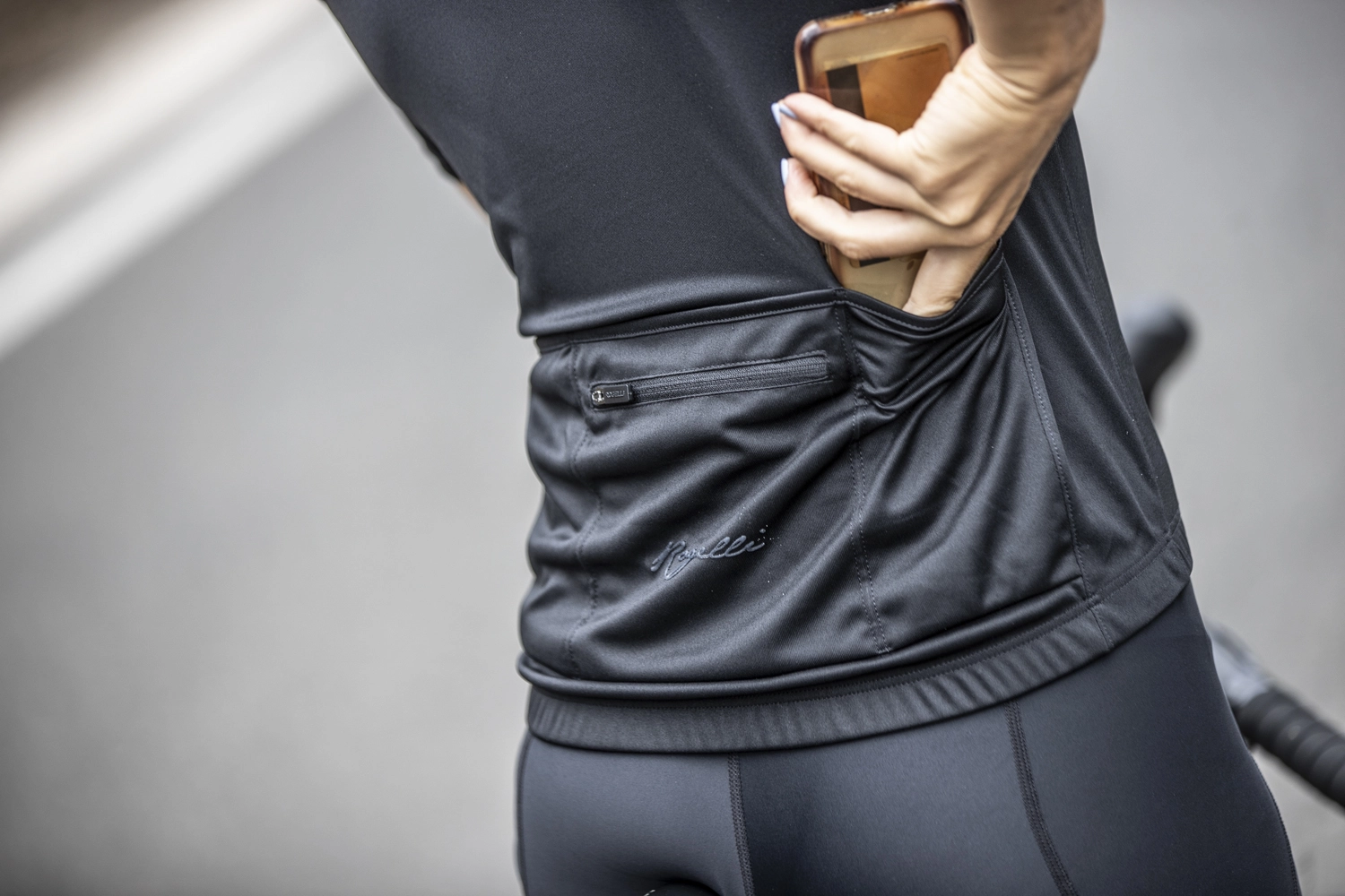 Rogelli Core Kortærmet Jersey Til Kvinder Sort - Billede 5