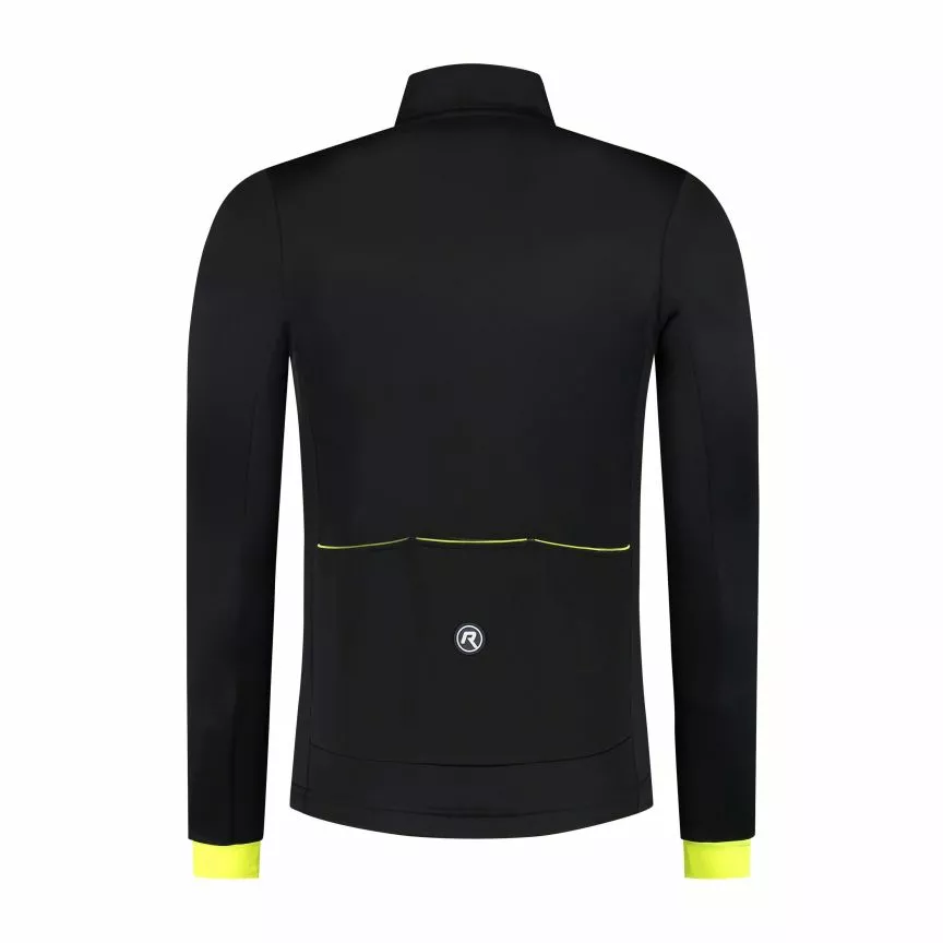 Rogelli Core Langeærmet Cykeltrøje Sort/Neon 4 Rogelli Core Langeærmet Cykeltrøje Sort/Neon - Billede 2