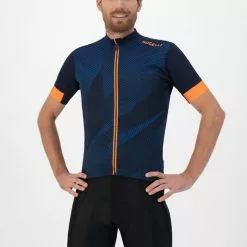 Rogelli Dusk Cykeljersey - Blue/Orange -Endura Salg Rogelli Dusk Cykeljersey BlueOran 1645102387 02