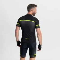 Rogelli Hero 2 Cykeltrøje Sort/Gul 12 Rogelli Hero 2 Cykeltrøje Sort/Gul -Endura Salg Rogelli Hero 2 Cykeltroeje SortGul 1678447986 04