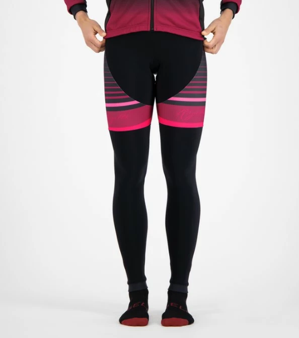 Rogelli Impress Bibtight - Sort / Bordeaux - Billede 3