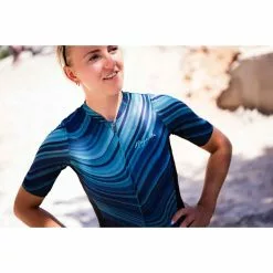 Rogelli Lynn Cykeltrøje Blå -Endura Salg Rogelli Lynn Cykeltroeje Blaa 1678451649 04