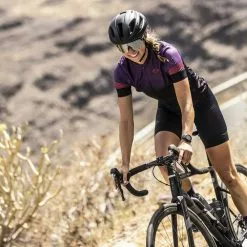 Rogelli Marble Kortærmet Jersey Til Kvinder Lilla / Sort -Endura Salg Rogelli Marble Kortaermet Jersey til 1645440443 06