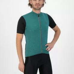 Rogelli Melange Cykeltrøje - Turkis/Sort 8 Rogelli Melange Cykeltrøje - Turkis/Sort -Endura Salg Rogelli Melange TurkisSort 1645188097 02