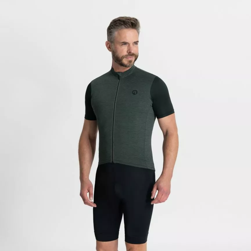 Rogelli Melange Cykeltrøje Oliven Grøn 6 Rogelli Melange Cykeltrøje Oliven Grøn - Billede 4