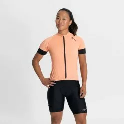 Rogelli Modesta Cykeltrøje Kvinder Koral/Sort -Endura Salg Rogelli Modesta Cykeltroeje Kvinder K 1678452664 04