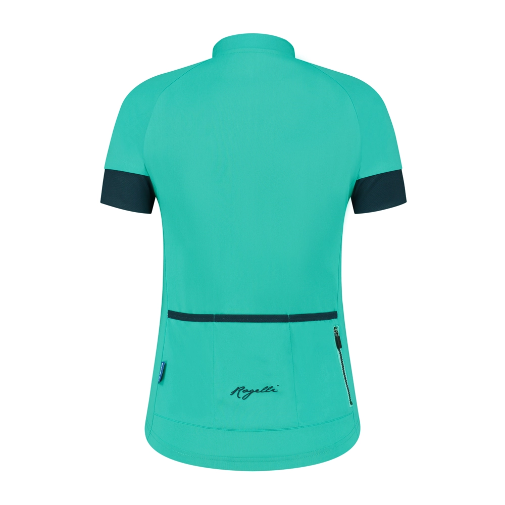 Rogelli Modesta Kortærmet Jersey Til Kvinder Tyrkis 4 Rogelli Modesta Kortærmet Jersey Til Kvinder Tyrkis - Billede 2