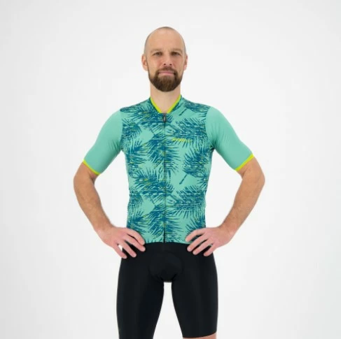 Rogelli Nature Jersey - Grøn/Lime 5 Rogelli Nature Jersey - Grøn/Lime - Billede 3