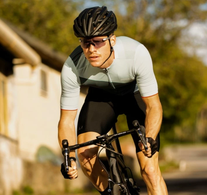 Rogelli Spike Cykeltrøje - Grå/Grøn 6 Rogelli Spike Cykeltrøje - Grå/Grøn - Billede 4