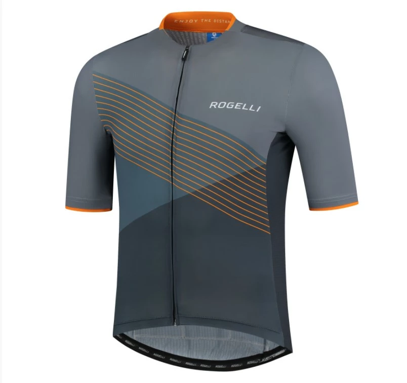 Rogelli Spike Cykeltrøje - Grå/Orange 3 Rogelli Spike Cykeltrøje - Grå/Orange