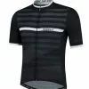 Rogelli Stripe Jersey - Sort / Hvid 2 Rogelli Stripe Jersey - Sort / Hvid -Endura Salg Rogelli Stripe Jersey Sort Hvid 1610111016