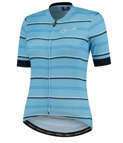Rogelli Stripe Jersey Til Kvinder - Blå 3 Rogelli Stripe Jersey Til Kvinder - Blå