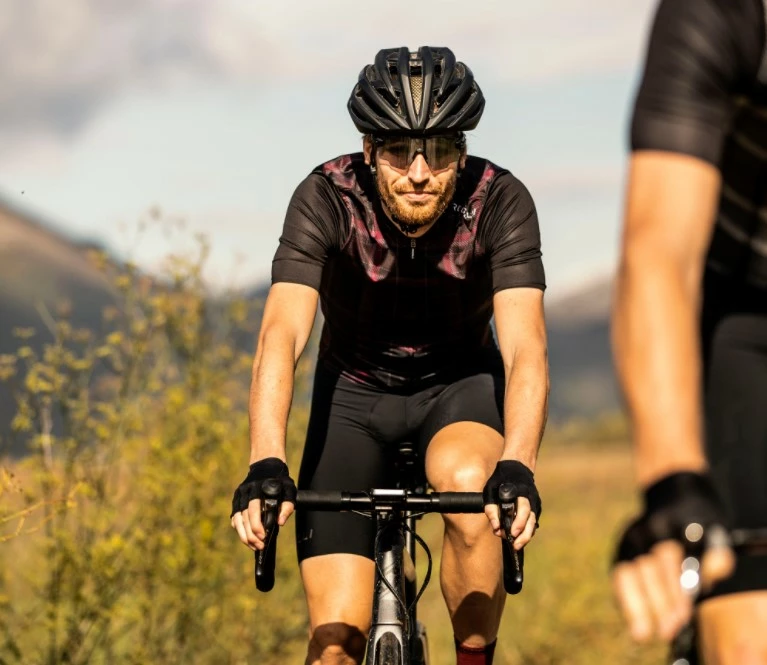 Rogelli Style Jersey - Sort/Bordeaux - Billede 3