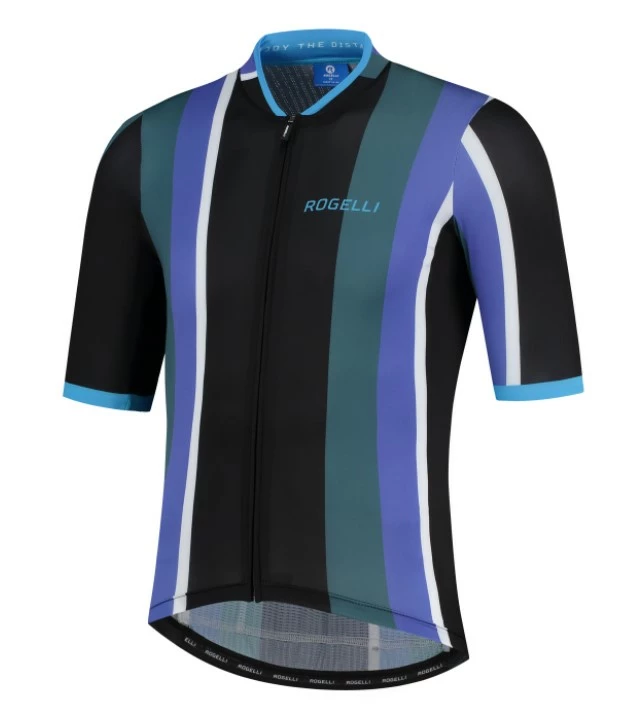 Rogelli Vintage Jersey - Sort/Blå/Grøn 3 Rogelli Vintage Jersey - Sort/Blå/Grøn