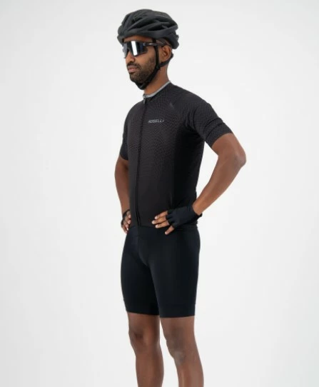 Rogelli Weave Jersey - Sort / Grå 6 Rogelli Weave Jersey - Sort / Grå - Billede 4